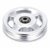 Alomejor Universal Aluminium Alloy Bearing Pulley Wheel Gym Accessory Diameter 90mm&115mm 2 Size for Fitness Equipment (115mm) view 1