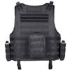 MGFLASHFORCE Tactical Airsoft Vest Adjustable Modular Paintball Vest (Black) view 2
