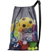 Rudmox Drawstring Mesh Ball Bag,Holds 10+ Soccer Balls, Foldable Swim Bag for Gym, Pool & Beach Gear, Swimming, Basketball Equipment Carryall (L) view 1