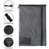 Rudmox Drawstring Mesh Ball Bag,Holds 10+ Soccer Balls, Foldable Swim Bag for Gym, Pool & Beach Gear, Swimming, Basketball Equipment Carryall (L) view 4