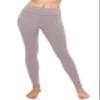 ALWAYS Leggings Women Yoga Pants with Pockets - High Waist Premium Soft Workout Stretch Solid Pants Lilac Grey Plus view 2