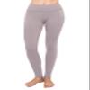 ALWAYS Leggings Women Yoga Pants with Pockets - High Waist Premium Soft Workout Stretch Solid Pants Lilac Grey Plus view 3
