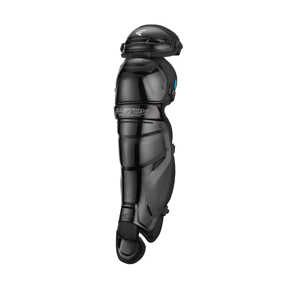 Easton | JEN SCHRO THE VERY BEST Catcher's Leg Guards | Fastpitch Softball | Large | Black