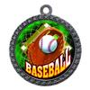 Express Medals Engraved Baseball Silver Medal Trophy Award with Personalized Custom Text LD212-FCL410 1PK view 2