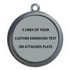 Express Medals Engraved Baseball Silver Medal Trophy Award with Personalized Custom Text LD212-FCL410 1PK view 4