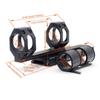 TriRock Quick Detach Release 25.4mm 30mm Dual Rings Scope Lever Mount fits 20mm Cantilever Picatinny Rail Hunting Accessories view 2