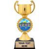 Crown Awards Personalized Rowing Trophy, 7.25" Gold Cup Rowing Trophies with Free Custom Engraving 50 Pack Prime view 1