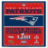 Trends International NFL New England Patriots - Champions 19 Wall Poster, 22.375" x 34", White Framed Version view 1