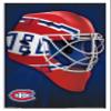 Trends International NHL Montreal Canadiens - Mask 16 Wall Poster, 22.375" x 34", White Framed Version view 1