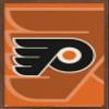 Trends International NHL Philadelphia Flyers - Logo 14 Wall Poster, 22.375" x 34", Mahogany Framed Version view 1