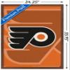 Trends International NHL Philadelphia Flyers - Logo 14 Wall Poster, 22.375" x 34", Mahogany Framed Version view 3