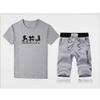 xzbailisha Men's 2 Piece Outfits Loose Crewneck Short Sleeve Lettsr Print T-shirts & Shorts Tracksuit view 3