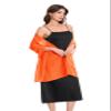 Baoqiya Women's Shawls and Wraps for Evening Dress Chiffon Shawl Soft Elegant Silky Pashmina Wedding Bridal Scarf(TangerineRed, 79"19") view 4
