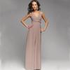 Women Transformer Long Bridesmaid Dress Multi-Way Wrap Convertible Bridesmaid Gown Full Length Maxi Dress Light Brown,XL view 2