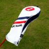 Craftsman Golf Personized Custom Red White Blue Pu Leather Stripes Driver Headcover #1 for All Brands Callaway Big Bertha Cobra Taylormade Ping Mizuno Etc. (Custom Driver Cover) view 4