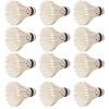 VGEBY1 White Shuttlecocks, 12 Pcs Duck Feather Badminton Balls for Training Practicing Competition view 1