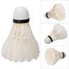 VGEBY1 White Shuttlecocks, 12 Pcs Duck Feather Badminton Balls for Training Practicing Competition view 3