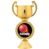 Crown Awards Personalized Dodgeball Trophy, 7.25" Gold Cup Dodgeball Trophies with Free Custom Engraving 5 Pack Prime view 2