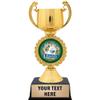 Crown Awards Personalized Band Trophy, 7.25" Gold Cup Band Music Trophies with Free Custom Engraving 10 Pack Prime view 1