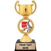 Personalized Jump Rope Trophy, 7.25" Gold Cup Jump Rope Trophies With Free Custom Engraving 20 Pack view 1