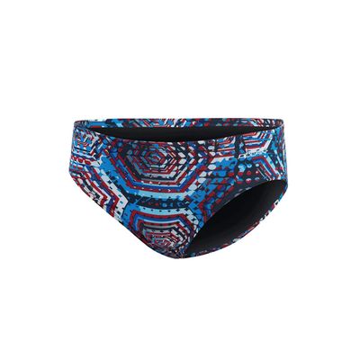 Dolfin Reliance Hive All-Over Brief (Red/White/Blue, 26)