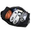 55 Liter, 24 Inch Lightweight Canvas Duffle Bags for Men & Women For Traveling, the Gym, and as Sports Equipment Bag/Organizer (Black 3) view 3