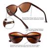 FEISEDY Classic Cateye Polarized Sunglasses for Women 100% UV Protection B2512 view 3