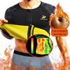 NINGMI Sauna Suit for Men Hot Sweat Suit Sauna Shirt Sweat Body Shaper Workout Neoprene Suit Zipper Short Sleeve view 2