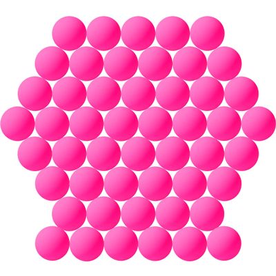 Jedulin 40MM Ping Pong Balls, 50 or 80 Pack Assorted Colored Tennis Balls Multi Color Plastic Balls Fun Beer Ping Pong Balls Bulk for Beer Pong Balls, Arts and Craft, Party Decoration, Cat Balls