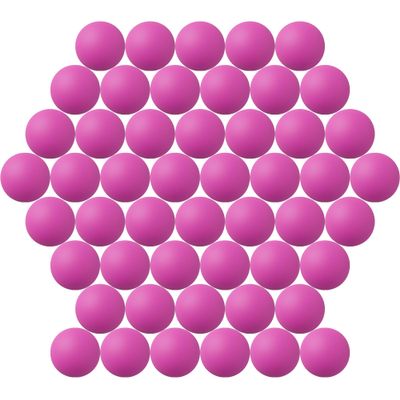 40MM Ping Pong Balls, 50 or 80 Pack Assorted Colored Tennis Balls Multi Color Plastic Balls Fun Beer Ping Pong Balls Bulk for Beer Pong Balls, Arts and Craft, Party Decoration, Cat Balls(50pcs-Purple)