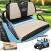 10L0L Golf Cart Seat Covers Universal for Yamaha G29 Drive2 Club Car DS Precedent Tempo Standard Front Seats, Breathable Mesh Bench Seat Cover, No Drilling Seat Cushion - All-Season Comfort view 1