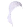 Women Indian Stretchy Turban Hat Colorful Wrap Chemo Hat Beanie Caps for Women view 1