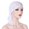Women Indian Stretchy Turban Hat Colorful Wrap Chemo Hat Beanie Caps for Women view 2