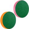 ONE250 Air Hockey Pushers and Orange Air Hockey Pucks, Goal Handles Paddles Replacement Accessories for Game Tables (4 Striker, 4 Puck Pack) (Orange & Pink) view 4