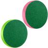 ONE250 Air Hockey Pushers and Green Air Hockey Pucks, Goal Handles Paddles Replacement Accessories for Game Tables (4 Striker, 4 Puck Pack) (Pink & Green) view 4