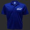 5-Star Rideshare Driver Performance Polo, Reflective Design, Moisture Wicking, Royal Shirt view 4