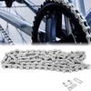 Bicycle Chain, Single Speed Bike Chain Durability High Carbon Stainless Steel Chain for Mountain Folding Bikes Cycling Accessory view 3