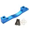 Maso 2PCS Bicycle Disc Brake Mount Adaptor for 203mm / 8'' Front Caliper PM (BLUE) view 1