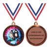 Express Medals Engraved Wrestling Bronze Medal Trophy Award with Personalized Custom Text LD212-MY453 50PK view 1