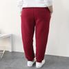 Snoly Women's Warm Sherp-Lined Sweatpants Winter Running Active Thermal Fleece Jogger Pants (Red, Small) view 3