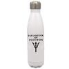 Daughter of Poseidon Greek Demigod 17 oz White Stainless Steel Water Bottle, Poseidon Greek Mythology Goddess White Stainless Steel Travel Water Bottle view 1