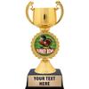 Crown Awards Personalized Turkey Bowl Trophy, 7.25" Gold Cup Turkey Bowl Trophies with Free Custom Engraving 50 Pack Prime view 1