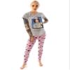 STAR WARS Pajamas Women's Princess Leia Leggings Loungepants & T-Shirt PJ Set Small Grey view 1