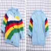 Winter Coat for Baby Girl Rainbow Clouds Knitting Cardigan Kids Winter Coat for Baby Boy (12M) view 2