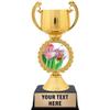Crown Awards Personalized Mothers Day Trophy, 7.25" Gold Cup Mother's Day Trophies with Free Custom Engraving 20 Pack view 1