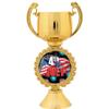 Crown Awards Personalized 4th of July Trophy, 7.25" Gold Cup 4th of July Trophies with Free Custom Engraving 5 Pack Prime view 2