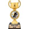 Crown Awards Personalized Ballroom Dance Trophy, 7.25" Gold Cup Dancing Trophies with Free Custom Engraving 20 Pack view 1