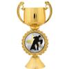 Crown Awards Personalized Ballroom Dance Trophy, 7.25" Gold Cup Dancing Trophies with Free Custom Engraving 20 Pack view 2