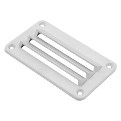 Sea-Dog Abs White Louvered Vent, 4-7/8"L X 10-1/8"W
