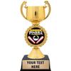 Crown Awards Personalized Pinball Trophy, 7.25" Gold Cup Pinball Trophies with Free Custom Engraving 50 Pack Prime view 1